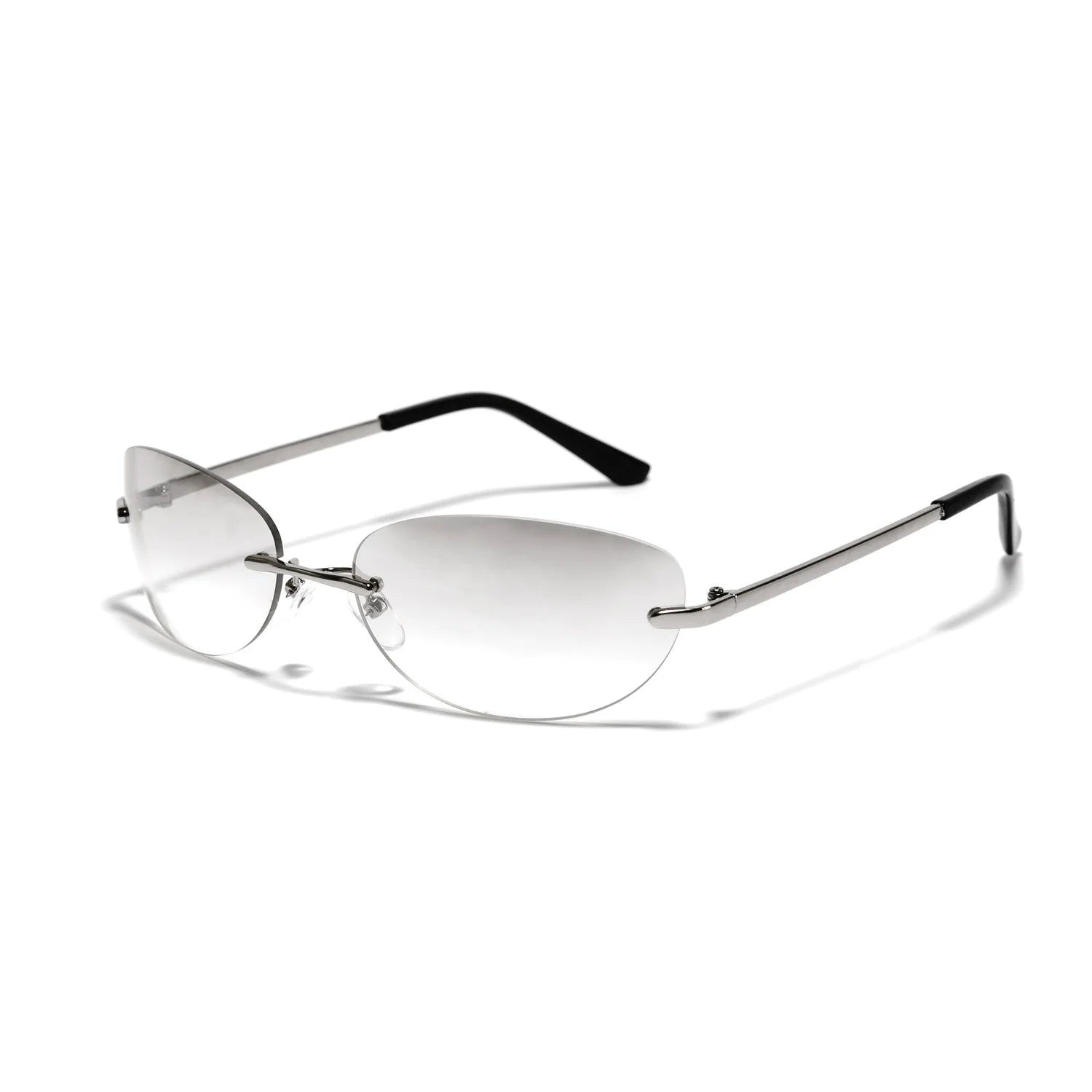 Oval Rimless Sunglasses Unisex