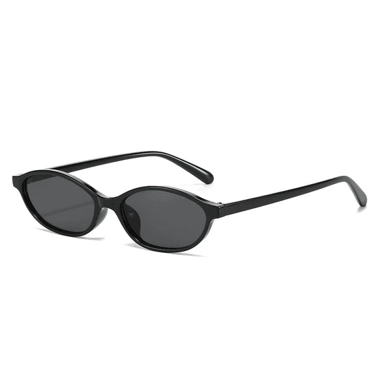 Small Frame Sun Glasses Retro Oval Women