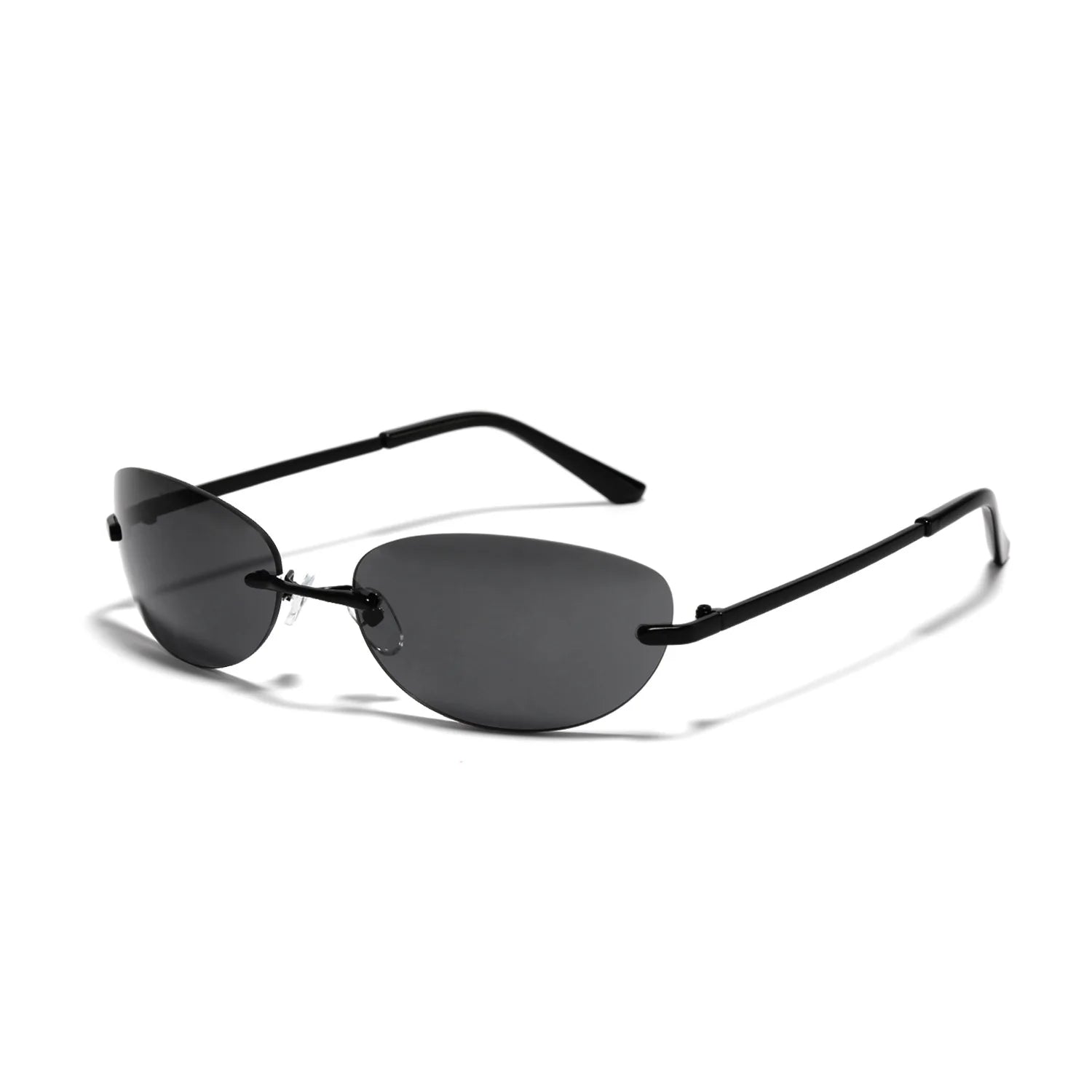 Oval Rimless Sunglasses Unisex