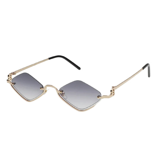 Small Polygonal Sunglasses Luxury Women