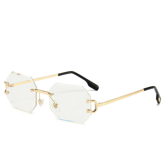 RetroFrame Rimless Sunglasses