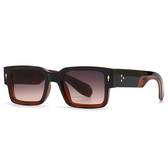 Солнцезащитные очки Square Rivets Vintage Unisex