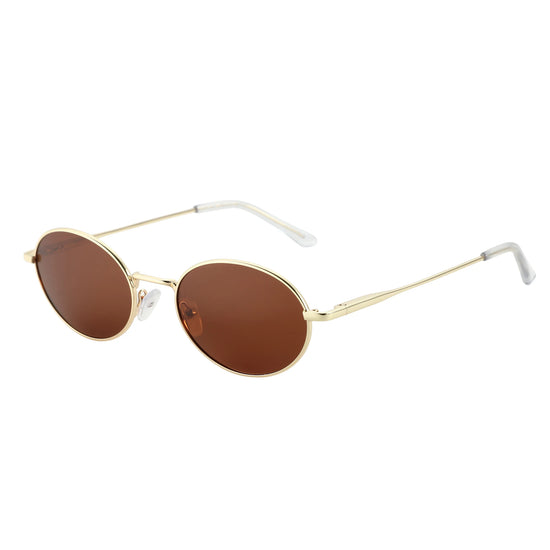 Retro Oval Polarized Sunglasses Unisex